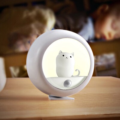 Night Light Motion Sensor LED Lamp for Kids Home Stairs Cab