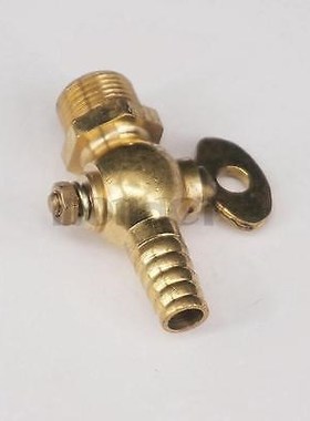 Soild Brass Drain petcock Shut Off Valve 3/8'' BSP male Thr