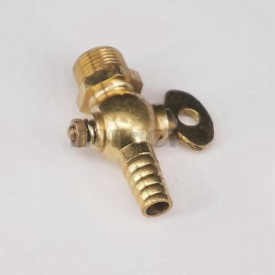 Soild Brass Drain petcock Shut Off Valve 3/8'' BSP male Thr