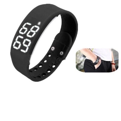 New Waterproof Rechargeable Durable 3D LED Calorie Pedometer