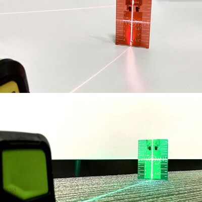 Laser Target Card Plate For Green and Red Laser Level Target