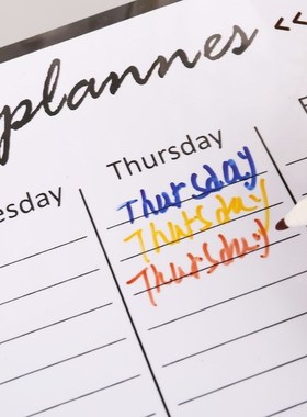 Weekly Planner Soft Magnetic Whiteboard Fridge Magnets Drawi