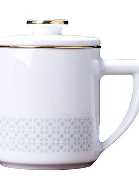 Ceramic office cup boss cover cup large phnom penh pure