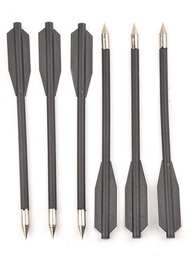 12Pcs 6.3 Inches Colorful Plastic Crossbow Bolts Arr