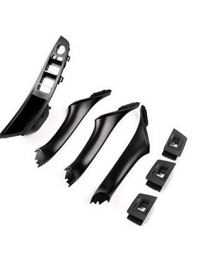 7Pcs Interior Inner Door Handle Pull Trim Grip Cover for BMW