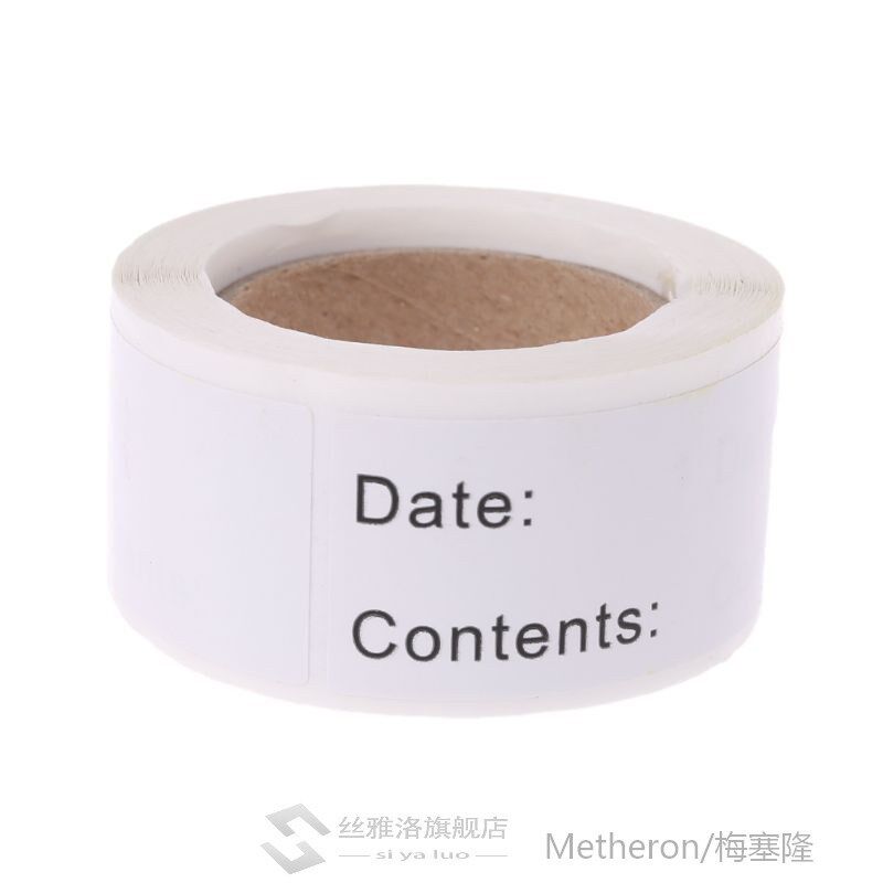 Wholesale 125pcs/roll Home kitchen Food Storage Labels Refri