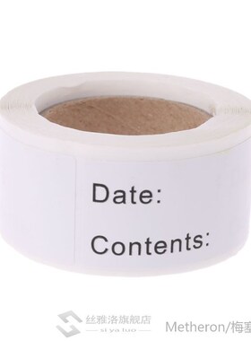 Wholesale 125pcs/roll Home kitchen Food Storage Labels Refri