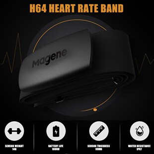 MAGENE H64 Heart Rate Monitor Band Bluetooth 4.0 ANT Pulse