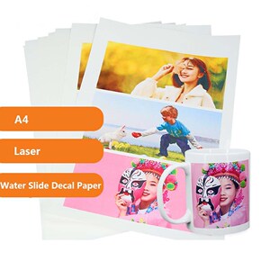 A4 Laser Clear White Water Slide Decal Transfer Paper Film