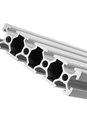 Silver 200/300/400mm Length  HL2080 T-Slot Aluminum Profiles