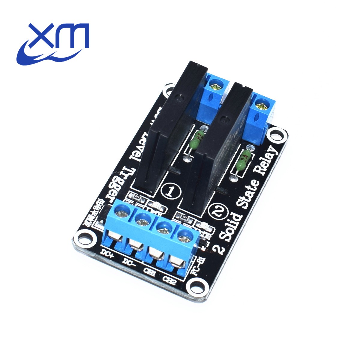 5V 2 Channel OMRON SSR low Level Solid State Relay Module 24