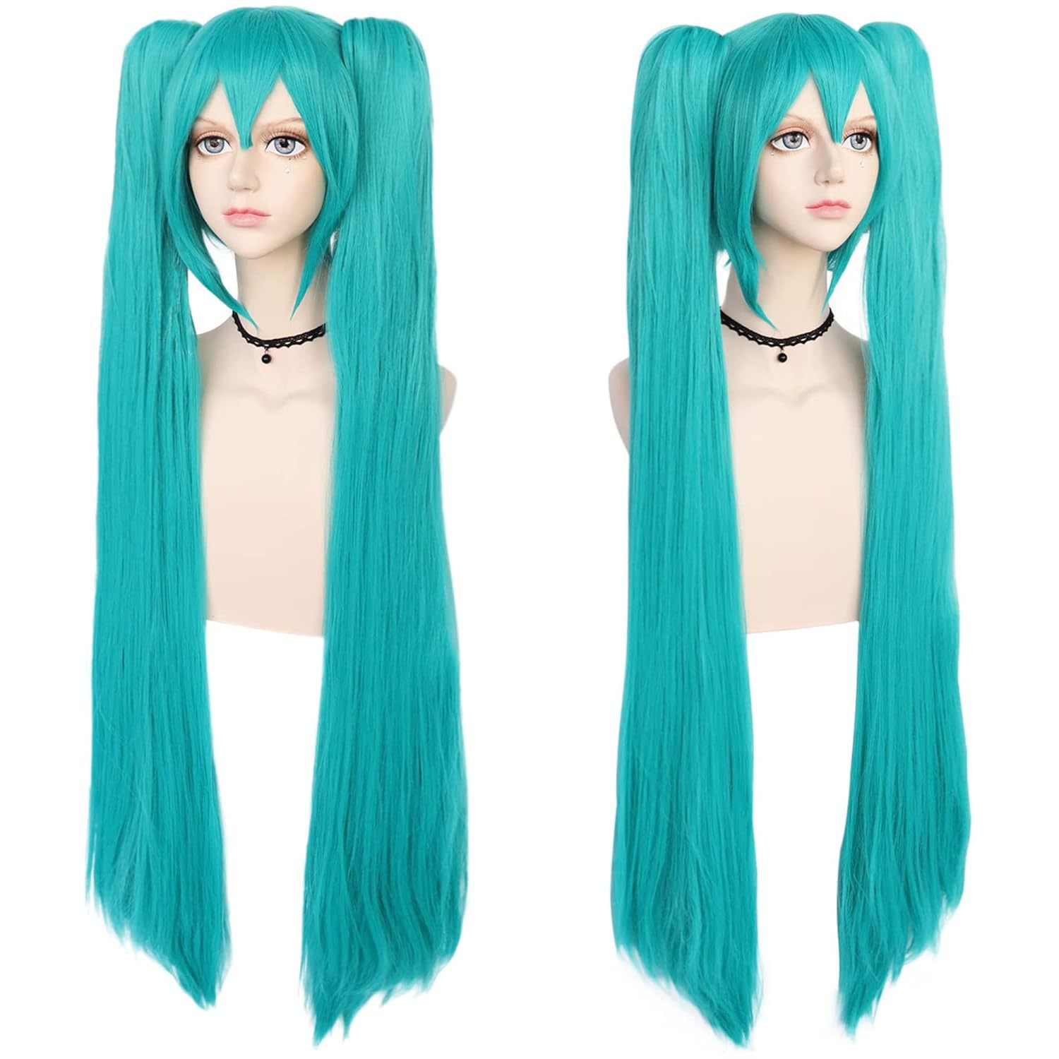 湖蓝色初音未来Cosplay动漫假发