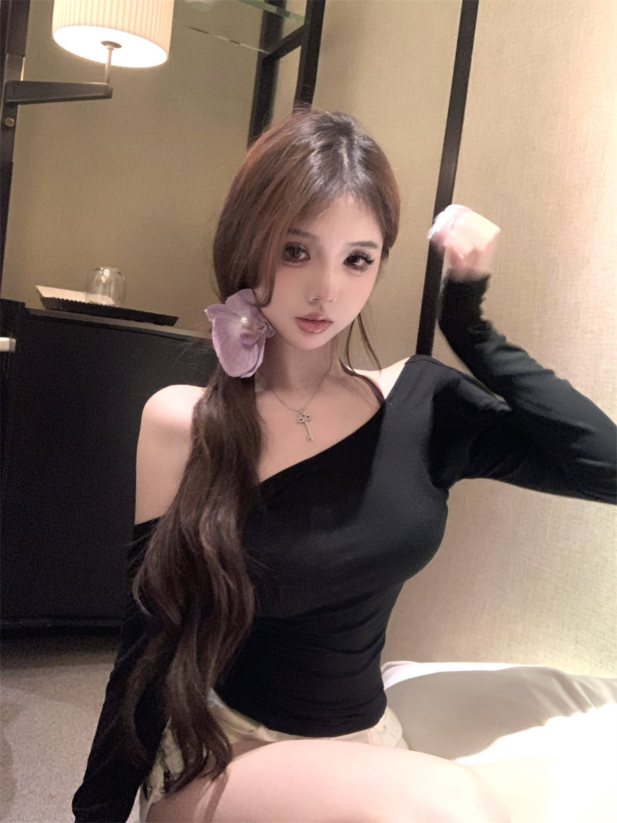 My Go-To Autumn Top! Sexy Off-Shoulder Halter Backless Tee - Product image 4