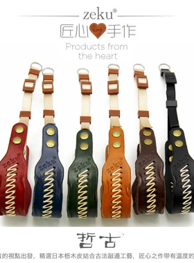 niyifocus耐影相机手腕带皮质适用于佳能M200M5M6富士XT3 T30 20索尼A7M3 R2黑色棕色白色皮质手腕带尼复通用