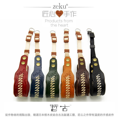 niyifocus耐影相机手腕带皮质适用于佳能M200M5M6富士XT3 T30 20索尼A7M3 R2黑色棕色白色皮质手腕带尼复通用