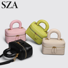 SZA小众设计盒子包女小包包2023新款高级感单肩斜挎包时尚手提包