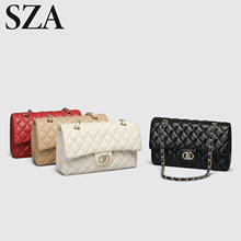 SZA轻奢小香风包包女菱格链条斜挎包高级感腋下包时尚手提单肩包