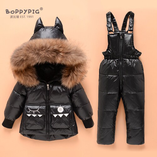 羽绒服1-5岁女童婴儿款boppypig
