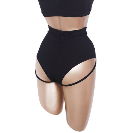 三角裤防走光钢管短裤polewear舞服黑色提臀打底外穿运动性感女