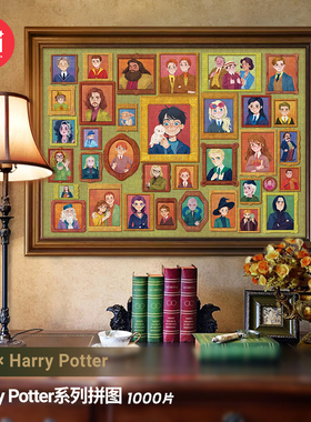 TOI图益拼图哈利波特成人版1000片减压解闷平面减压手工玩具相框