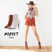 女靴白色凉鞋 爵士舞专用高跟鞋 HEELS舞鞋 鱼嘴鞋 jazz男爵舞鞋 短靴