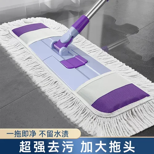 平板拖把家用大号棉线拖布一拖净懒人旋转地拖布擦木地板尘推墩布