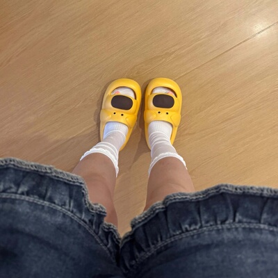 小狗厚底拖鞋女款防滑防臭凉拖鞋设计感小众盆骨矫正鞋2025新款