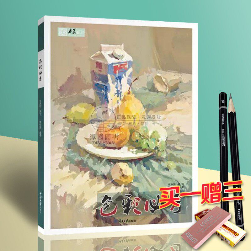 色稿完整稿步骤对照临摹写生美术绘画高考联考教程美院画册色彩书籍