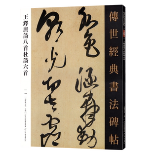 王铎唐诗八首杜诗六首传世经典书法碑帖148繁体旁注原帖王铎行书草书练字范本高清印刷原色赏析河北教育出版社