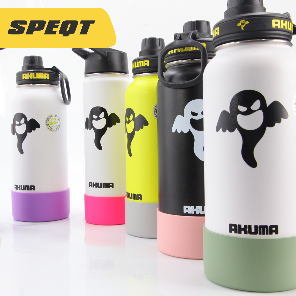 澳大利亚SPEQT 原装彩色AKUMA防滑杯垫彩色保温杯套硅胶防烫垫