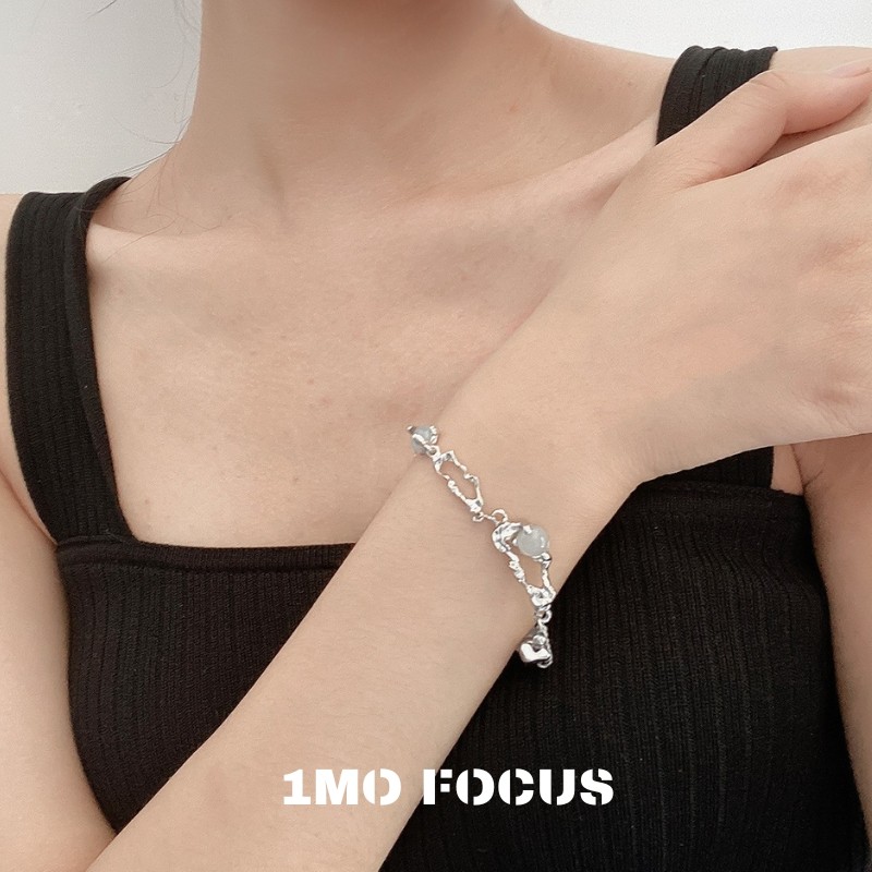 1MOFOCUS超闪猫眼石手链女