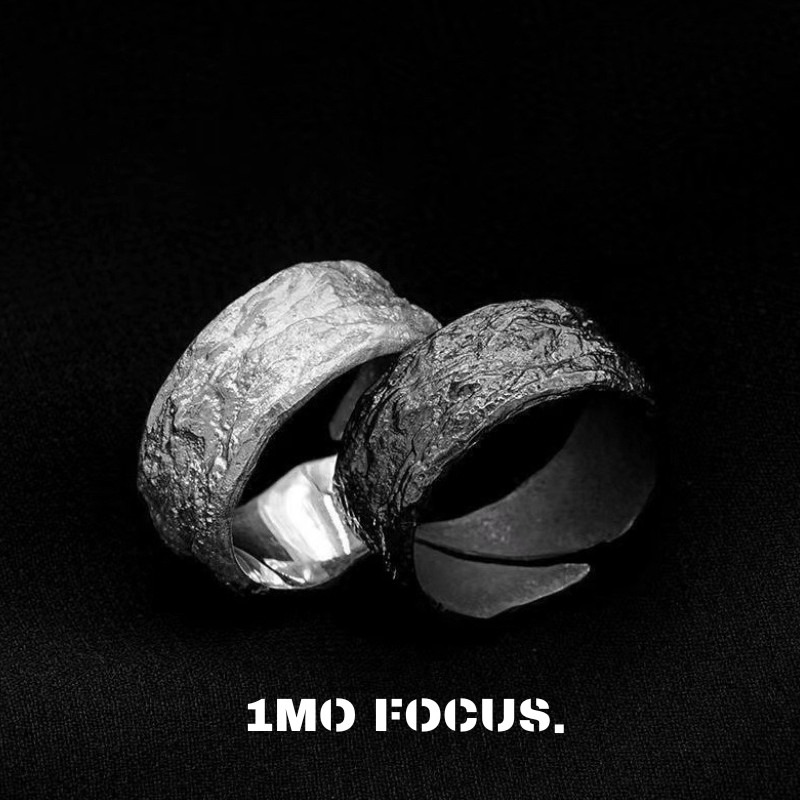 高级感小众断层戒指指环食指戒