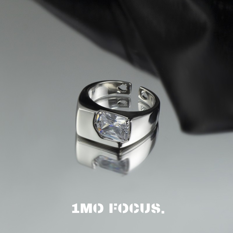 破碎感小众戒指配饰食指戒指环