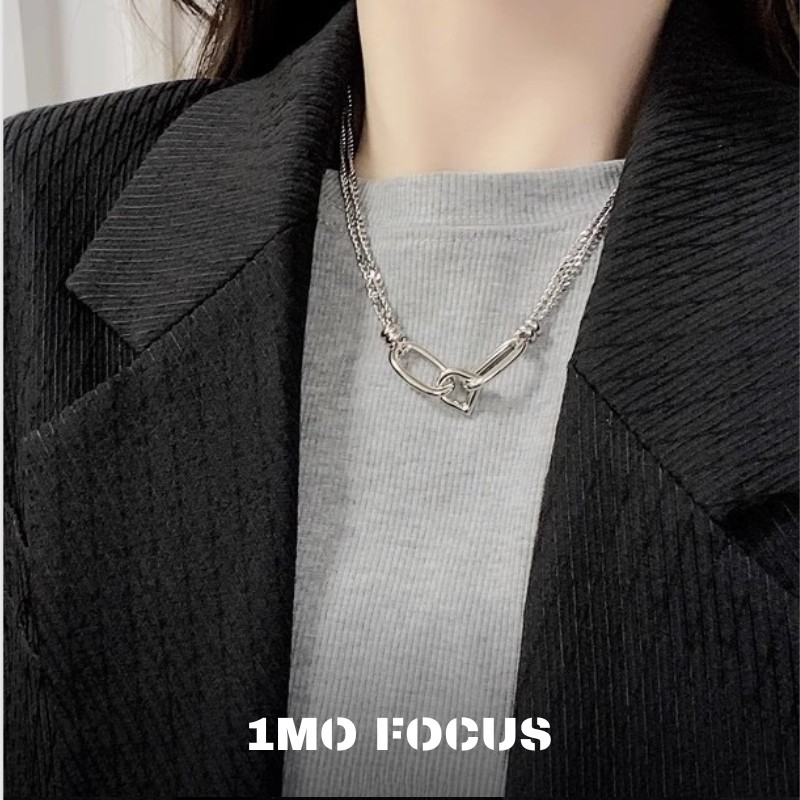 “巨百搭“中性风项链女