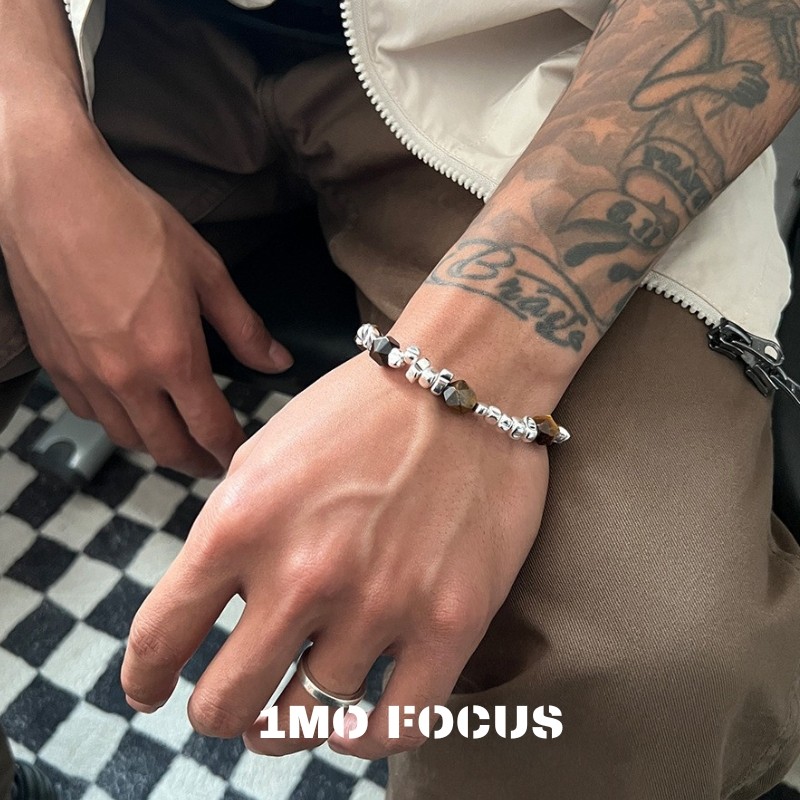 新中式拼接复古y2k简约串珠手链