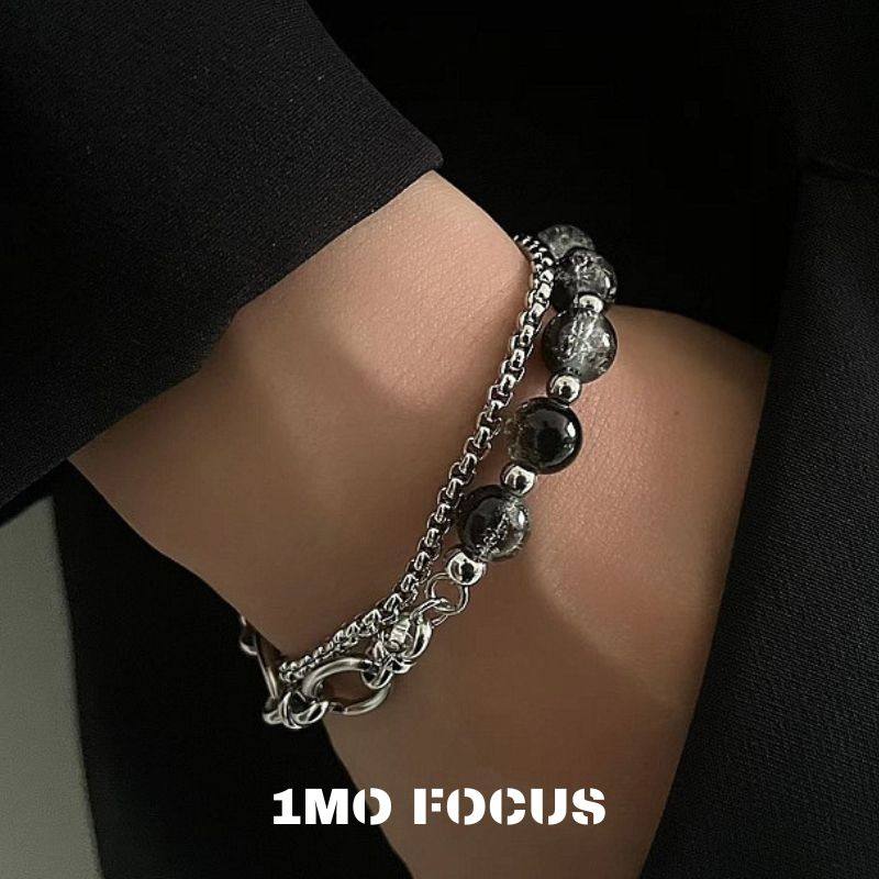 墨染新中式双层情侣手链