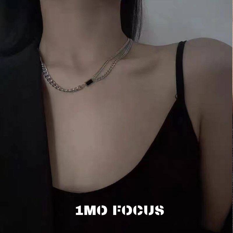 1MOFOCUS黑曜石轻奢项链无性别