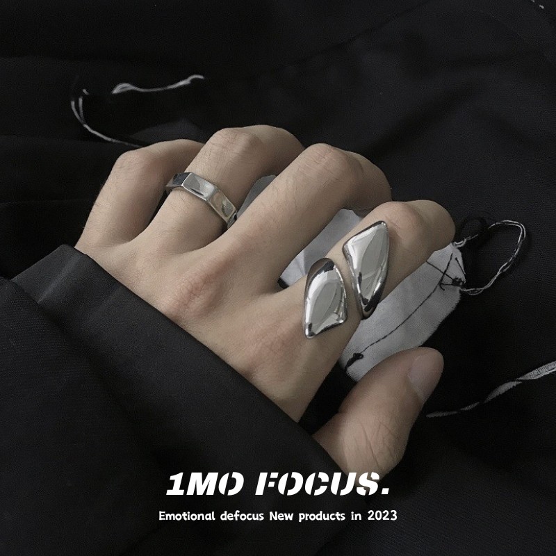 1MOFOCUS原创重工设计感三角指环