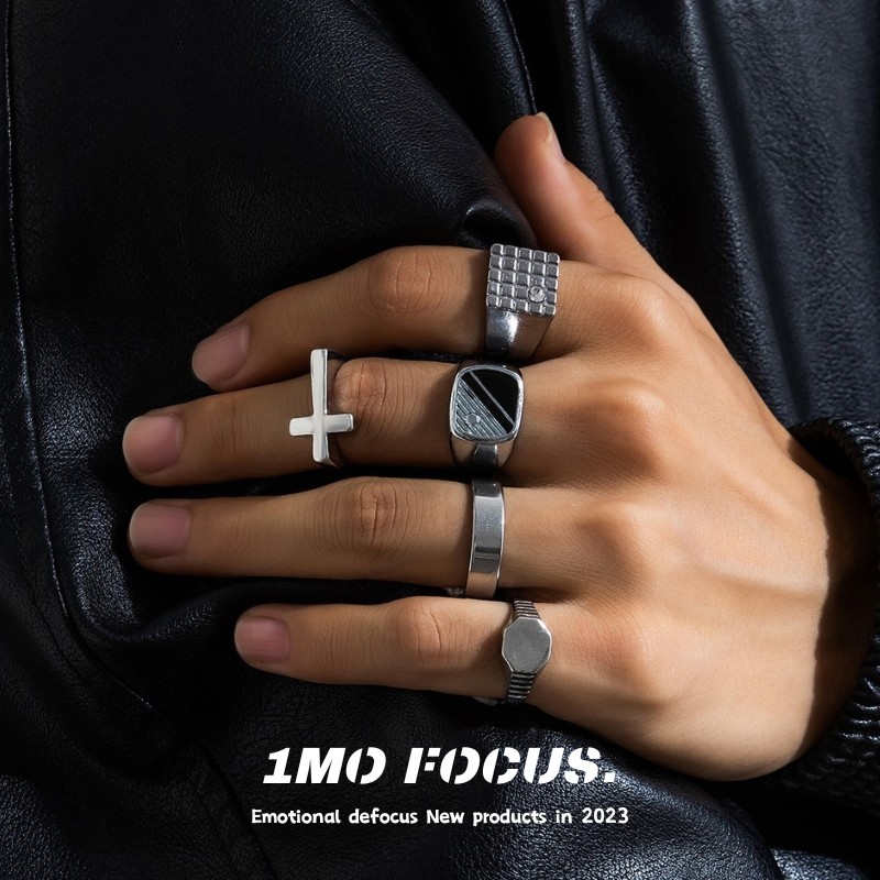 1MOFOCUS原创戒指套装五件套
