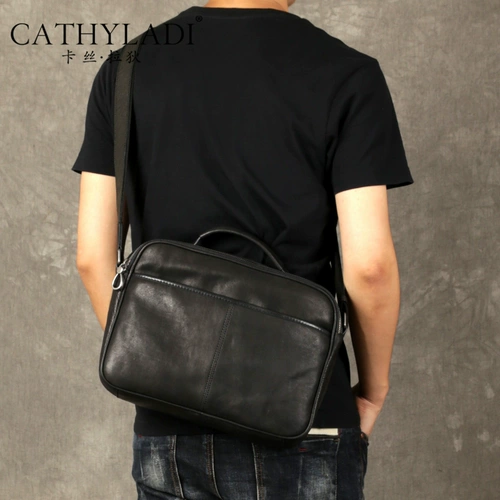 Сумка через плечо, трендовая сумка на одно плечо, рюкзак, из натуральной кожи