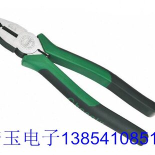 日式合金鹿钢寸新款工业级老虎钳手动钳子68长铬钒多功能钢丝钳大