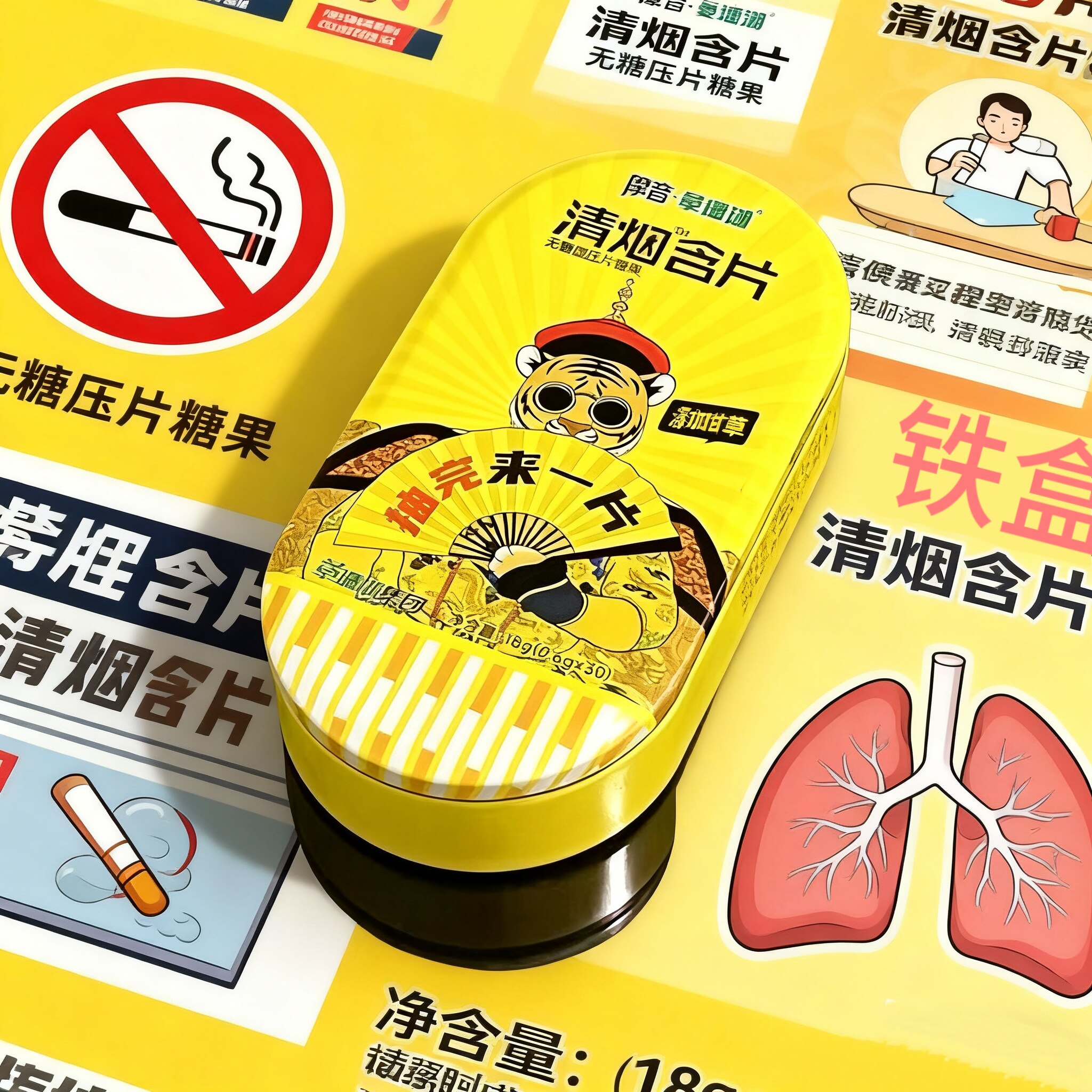 【无效退货】摩音草珊瑚甘草戒清烟含片烟神器糖替烟产品