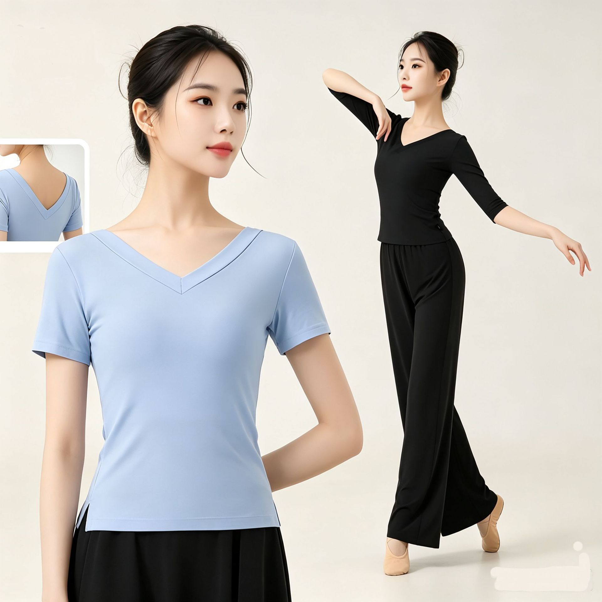 形体舞蹈服套装女成人训练礼仪练古典舞服