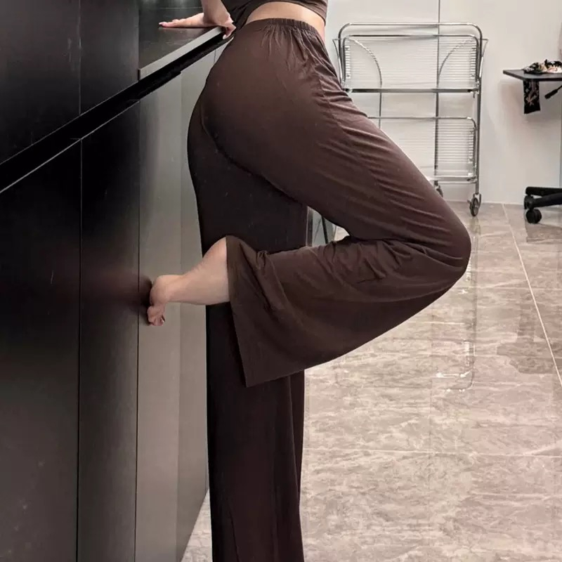 纯欲少女收腰垂感莫代尔健身裤