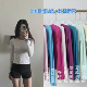 上衣 显瘦健身运动长袖 软糯透气面料～2.0无缝针织女短款 瑜伽短袖