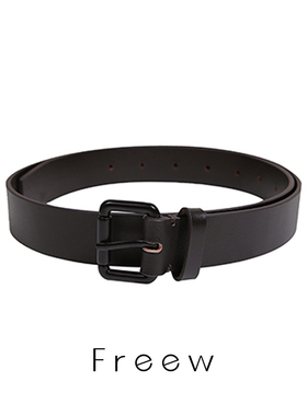Freew巴西进口头层树膏皮手工缝制油边经典百搭装饰皮带腰带