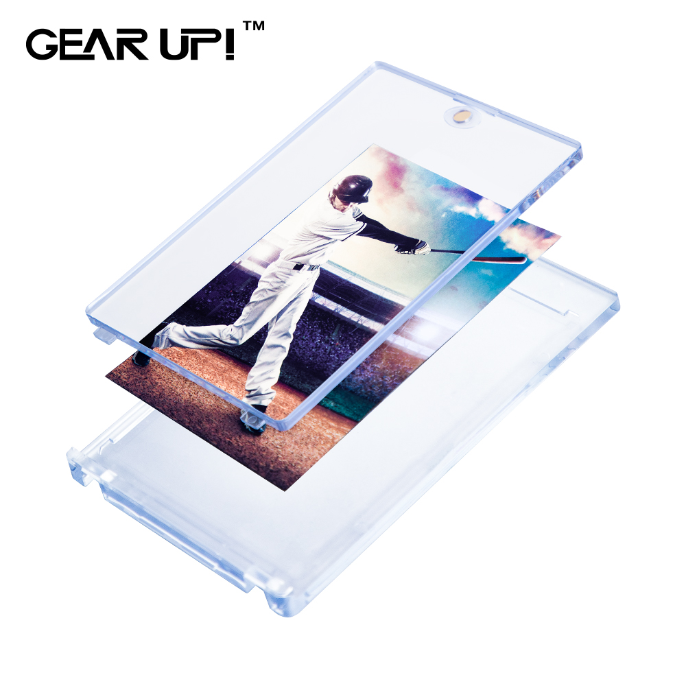 GearUp卡具磁吸卡砖35pt-130pt亚克力球星卡游戏王拍立得ptcg高清