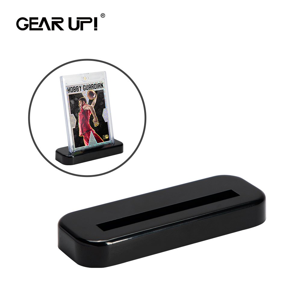 HG嗜卫35PT卡砖插入式支架黑底座展示架130PT球星卡游戏王宝可梦