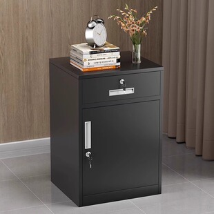 铁低柜文件柜办公柜文件信息柜带锁抽屉柜桌下储物柜