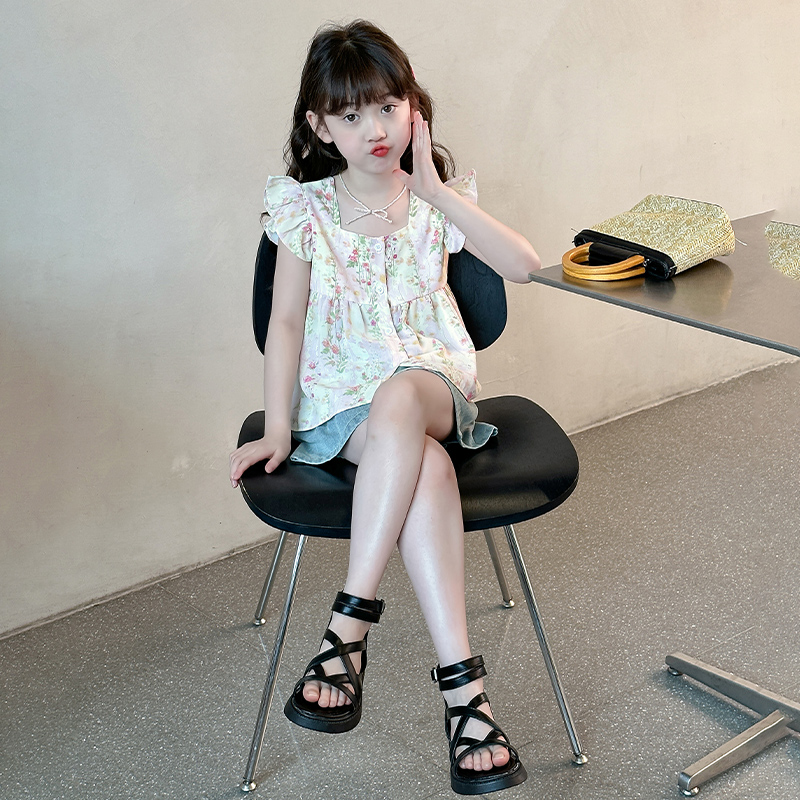 女孩短裤套装精致潮装酷炫夏季网红舒服帅气夏天设计感夏日穿搭